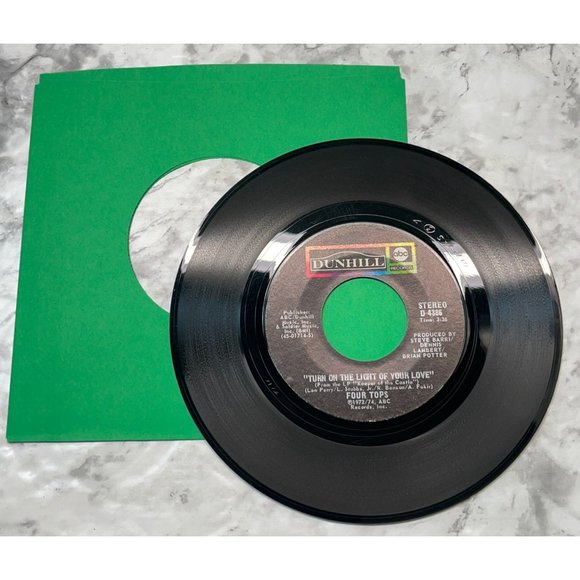 The Four Tops One Chain Don't Make No Prison / Turn On the Light 45 Soul 1970s - Picture 5 of 6